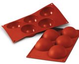Silikonski kalup SF001 pola kugle fi88mm x visina 40mm TERRACOTTA