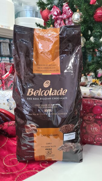 Belcolade Čokolada mliječna sa karamelom, 33% kakao dijelova 5kg