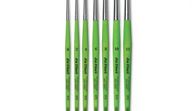 Mekani kist za nanošenje boje da Vinci okrugli br.10