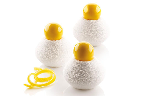 Silikonski kalup FRAGRANCE 115 SET: 2 silikonska kalupa fi60mm H45mm + fi32mm H28mm - Slika 3