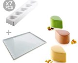 Silikonski kalup MULTIFLEX DROP 125/7 SET 7 80x51mm H25mm