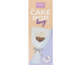 Cake pops vrećice sa srebrnim vezicama PK/25 254x76mm