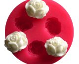 Silikonski kalup 3 male ruže Ø6cm