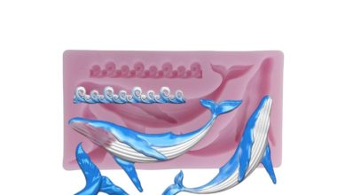 Silikonski kalup kitovi i valovi 12x6,5cm