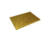 Cake board 25x35cm 12mm ZLATNI
