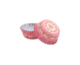 Vintage Foil-lined cupcake košara Roses 30kom