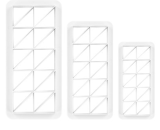 Geometrijski MultiCutter RIGHT ANGLE set 3/1