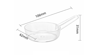 Plastična desertna šalica 42ml 106x62x31mm 50/1