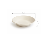 Zdjelice od šećerne trske fi19cm x 4cm 680ml bijele 50/1
